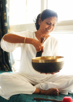 Sound healing therapy at Tattva Yoga
